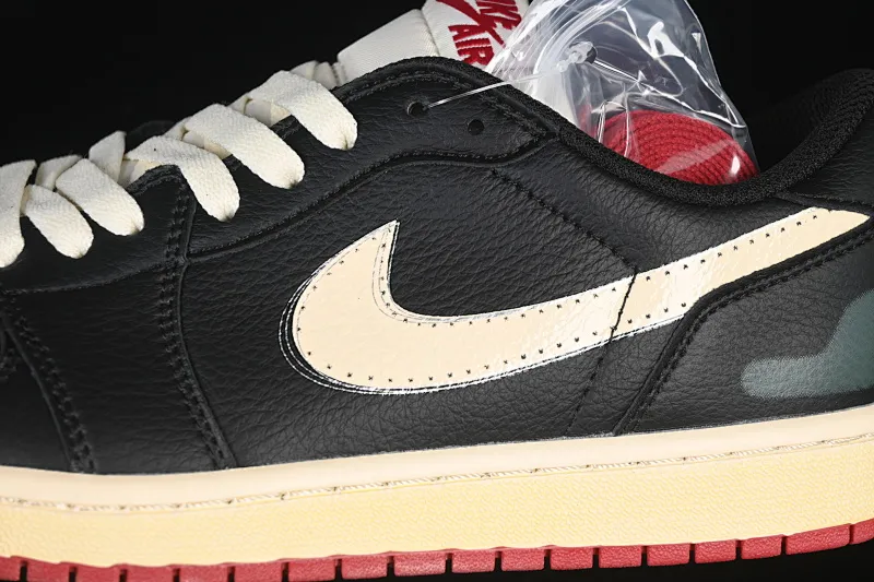All categories Air Jordan Jordan series basketball shoes Air Jordan 1 Low Nigel Sylvester x Air Jordan 1 Low AJ1 Joe 1 joint low-top cultural casual sneakers IB8958-001